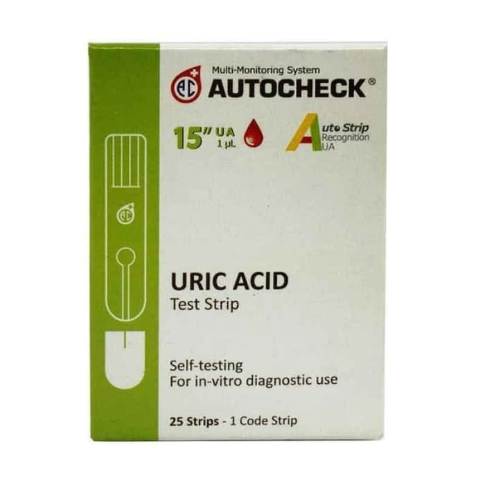 HS AutoCheck Strip Asam Urat Autocek / Strips Uric Acid AutoCheck