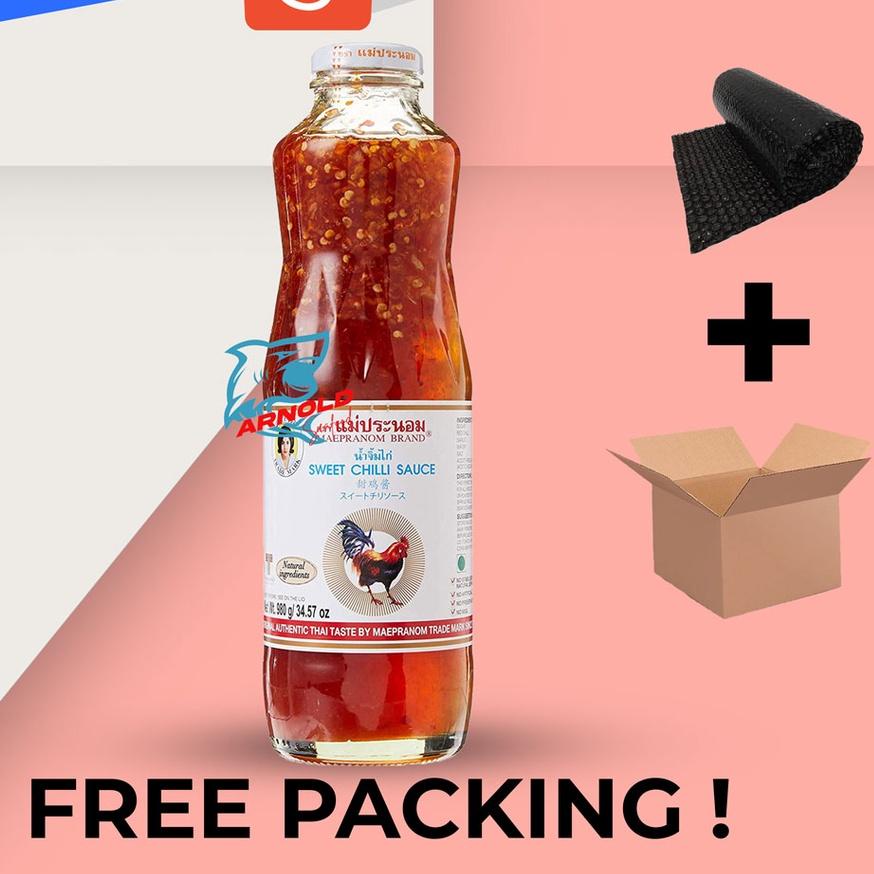 

♀ Maepranom Sweet Chili Sauce 980 gr Thailand Brand Saus Chilli Thai Sauce ✤