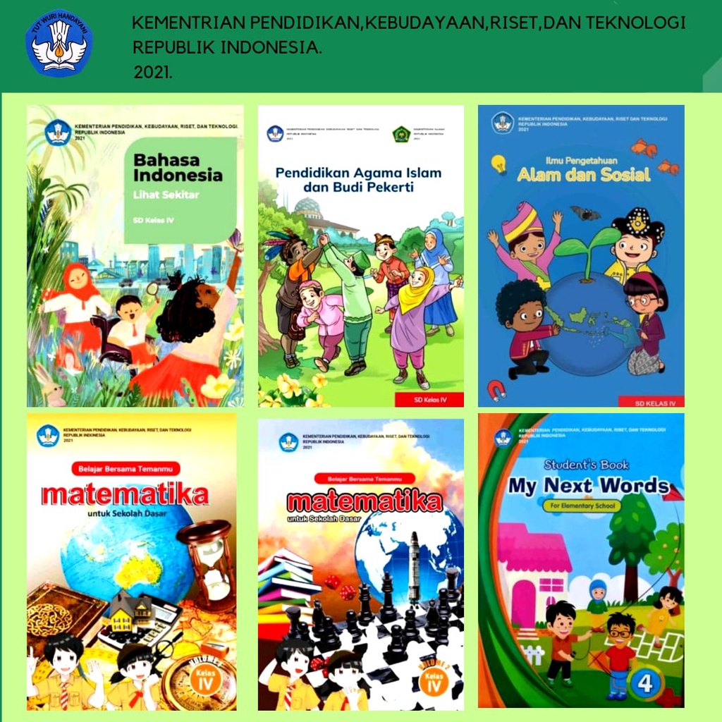 Buku Pelajaran Kelas 4 SD/MI Kurikulum Merdeka KEMENDIKBUD