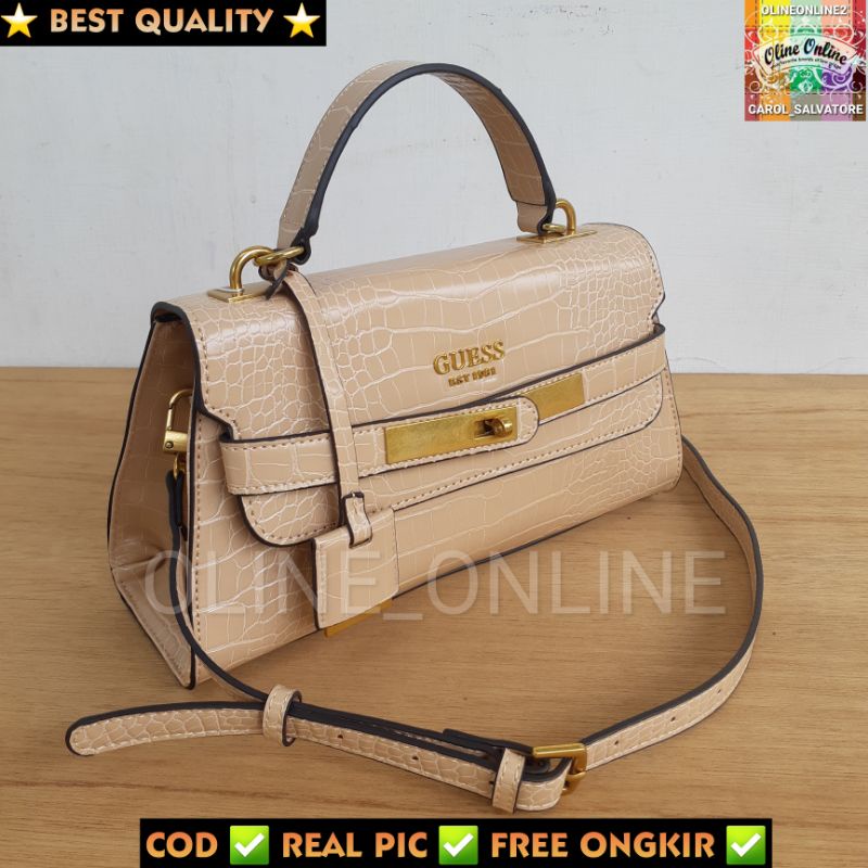 tas enisa spring 2023 collection wanita top handle crossbody bag selempang cirebon ciayumajakuningan gs women croco tegal indramayu READY STOCK