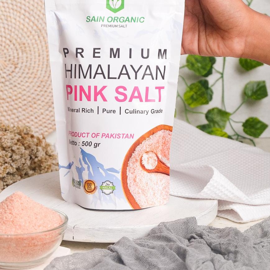 

☺ Garam Himalaya Original 1 kg Asli Organik Himalayan Salt Himsalt Organic Garem Premium MPASI ➽