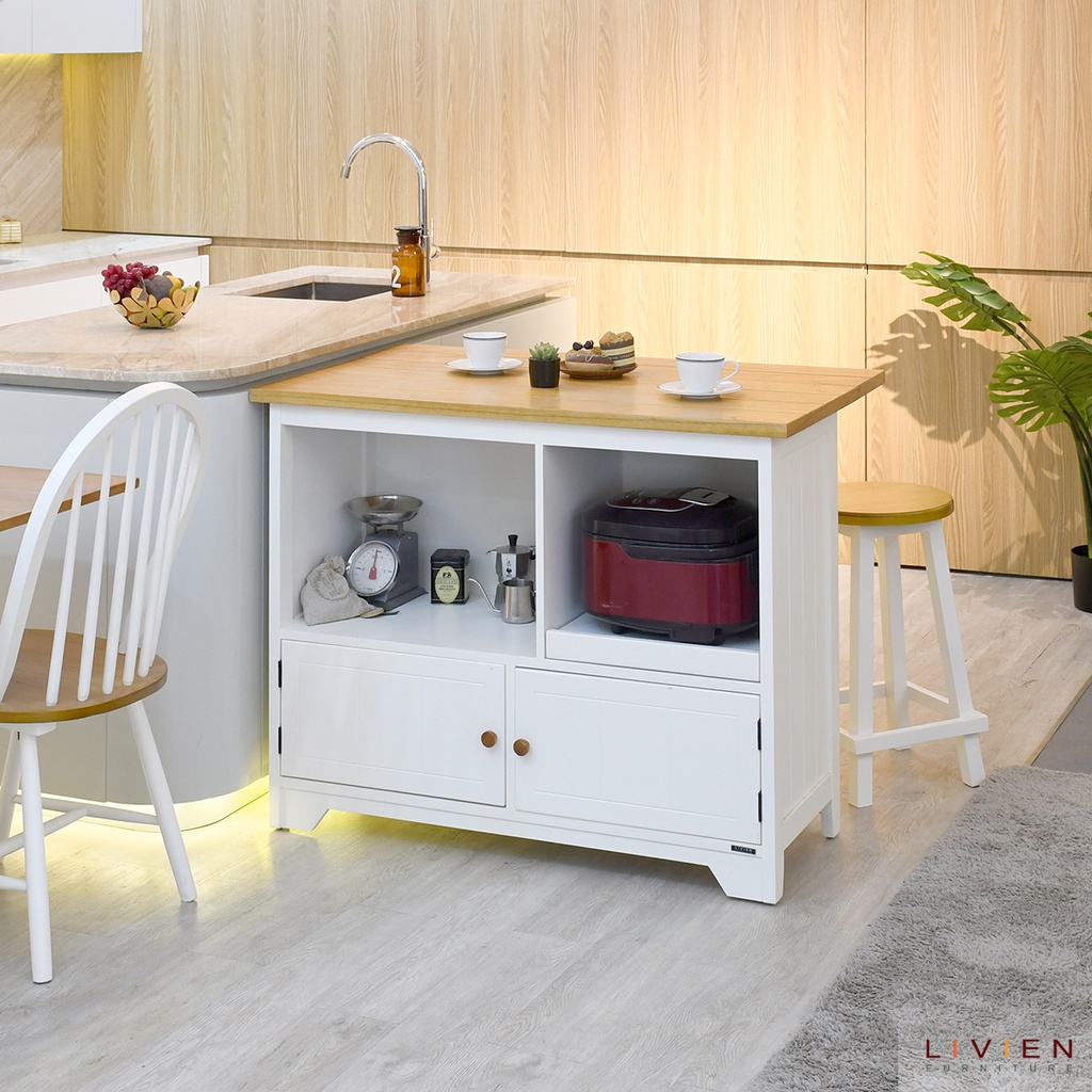 [LIVIEN] " Meja Makan Island"  Meja makan lipat  |  Meja makan modern | Dining table Terlaris