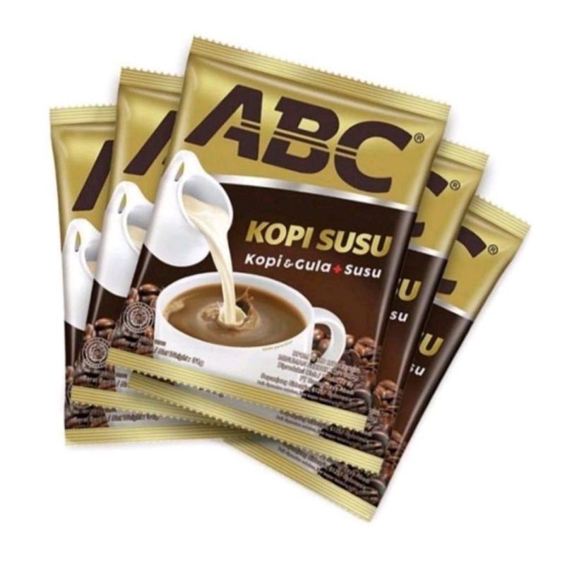 

Kopi Abc Kopi Susu Sachet 31 gram Renceng (Isi 10)