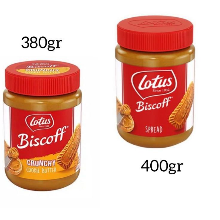 

✴ LOTUS Biscoff Crunchy 380gr, Biscoff spread 400gr ✴