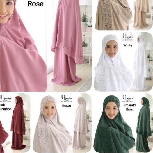 ✧ ALEENA - Mukena Siti Khadijah / Mukena Khadijah Pasteleena ۝