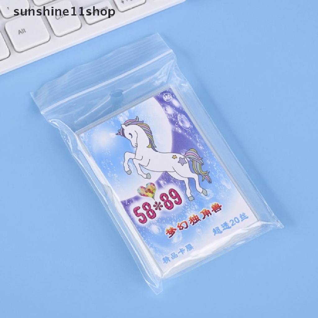 Sho 20pcs Card Sleeves Clear Acid free-No CPP HARD 3inch Photocard Protector Film N