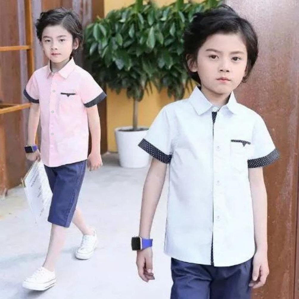 Maxkenzo Kemeja Kenshin 1 - 5 Tahun Baju Anak Berkualitas