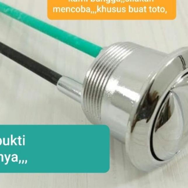 ◘ Tombol kloset dua flash, bisa buat toto cw420j, cw660nj, cw860j, cw821j, cw868j, dll ❋