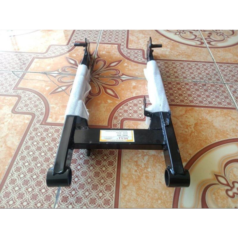 SWING ARM SUPRA FIT NEW REVO LAMA STANDARD CROME HITAM SILVER MERK MSJ