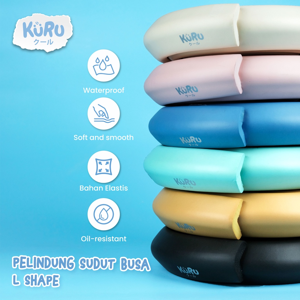 KURU Baby / Child Edge Corner Guard Protector | Bumper Pengaman Sudut untuk keamanan anak