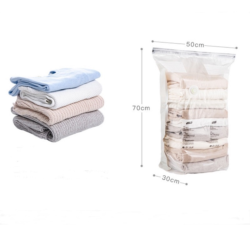 Hot SALE/[HOT SALE] Needed Vacuum Storage Bags/Kantong Seal Kompresi Rumah/Tas Kompresi Travel Selimut Pakaian/Tas Penghemat Tempat Pakaian Selimut Sweater Bantal