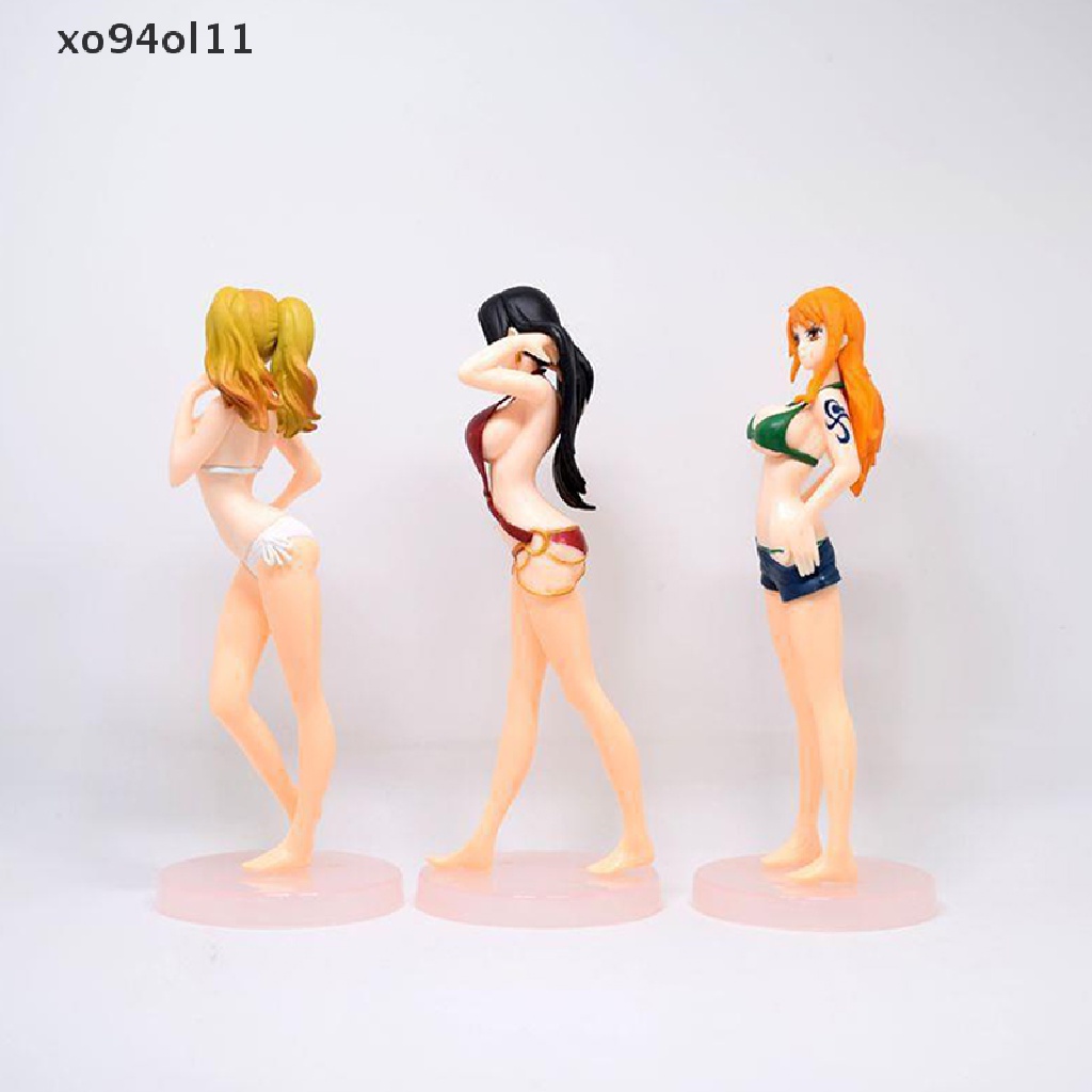 Xo 3gaya Sexy Bikini Girl Figurine Karakter Anime Baju Renang Puding Nami PVC Model Mainan OL