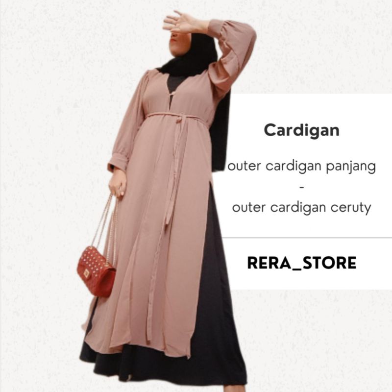 long outer cardigan