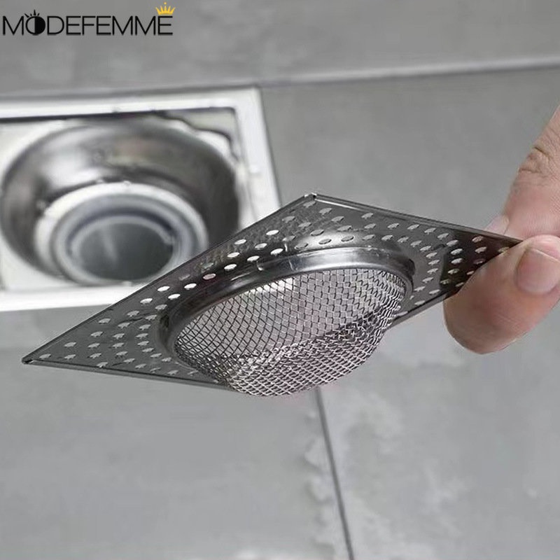 [Unggulan] Saringan Wastafel Dapur Saringan Kamar Mandi Anti Sumbat Selokan Anti debris Penangkap Rambut Penutup Jaring Wastafel Saluran Air Strainer Stainless Steel Floor Drain Filter