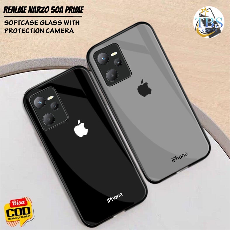 Hardcase 2d Glossy Realme Narzo 50a Prime Realme Narzo 50i - K01 - Softcase Kilau Pelindung Kamera R