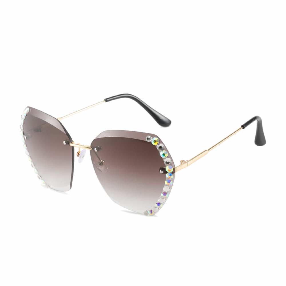 Kacamata UV400 [ Grey ] Anti Radiasi - Sunglasses Wanita Korea - HM8158