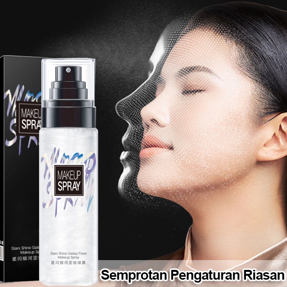 Setting spray Makeup Setting Spray Seting spray make up tahan lama Ulti-Matte Oil Control Setting Spray 100ml Spray make up untuk tahan lama Oil control and hydration Luxcrime setting spray Makeup setting spray with glitter