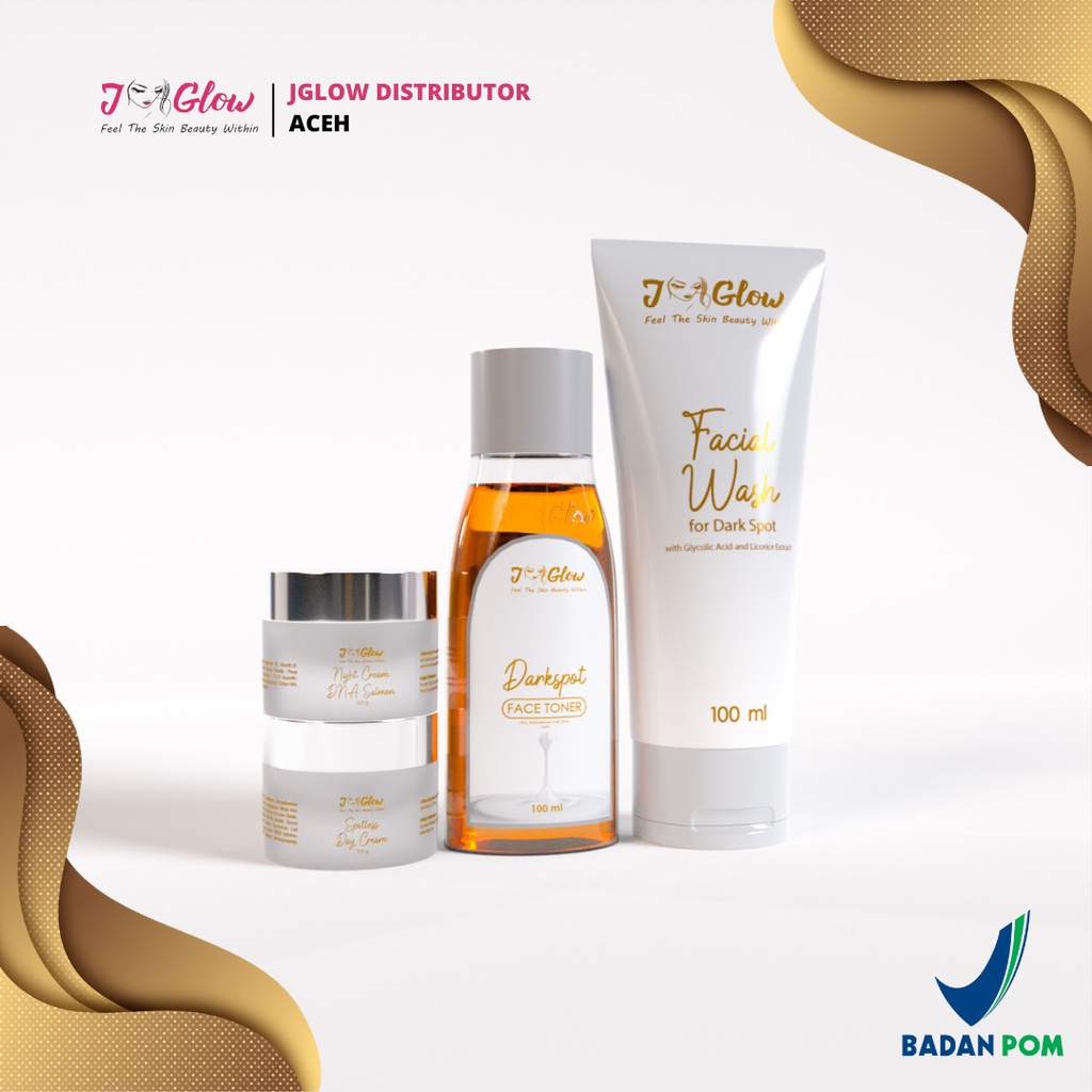 Jglow Skincare Flek Jglow Perawatan Wajah Jglow Cream Wajah Jglow Skincare BPOM Kecantikan