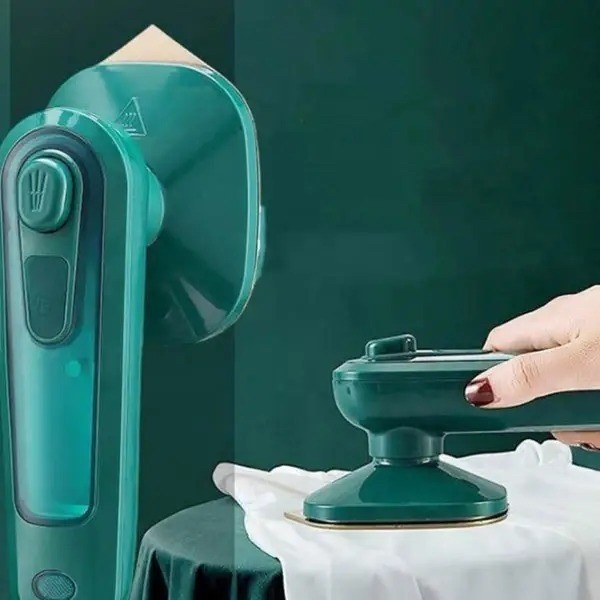 BAROKAH GAMIS setrika seterika uap ukuran mini micro kecil steam iron portable lipat