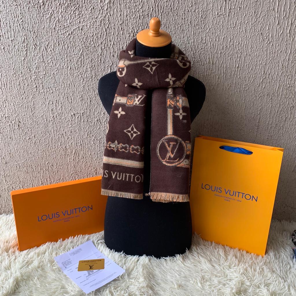 LUXY LX4068 SELENDANG WANITA SCARF / SYAL BRANDED FULL SET LENGKAP PAPERBAG + BOX + FAKEBILL IMPORT QUALITY KUALITAS PLATINUM 1:1