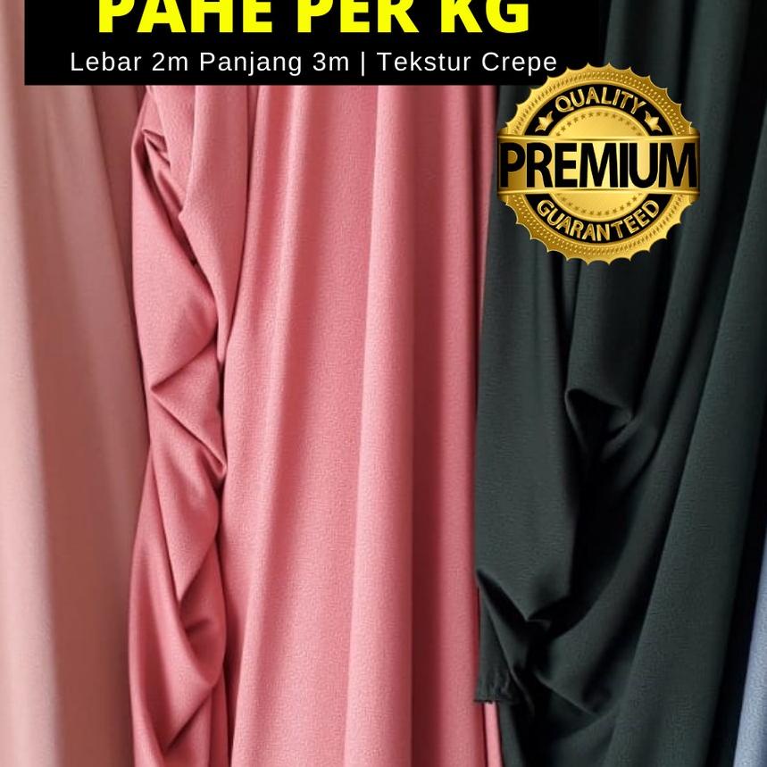 ♙ [BISA COD] LEBAR 1,8 METER KAIN JERSEY CREPE POLOS KILOAN ONLINE MURAH ➫