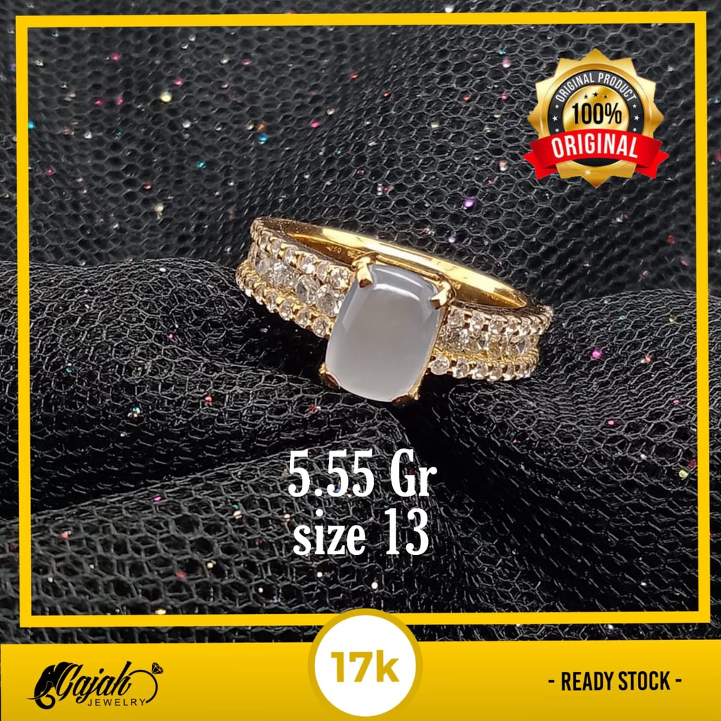 Cincin emas 17k - 5.55 gr kadar 750 - 4196