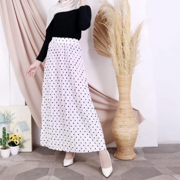 ❇ GS-ROK PLISKET YEJIN PREMIUM/ POLKADOT/ KOTAK/LILY/ ROK PLISKET DAISY PREMIUM/ROK PLISKET PANJANG/