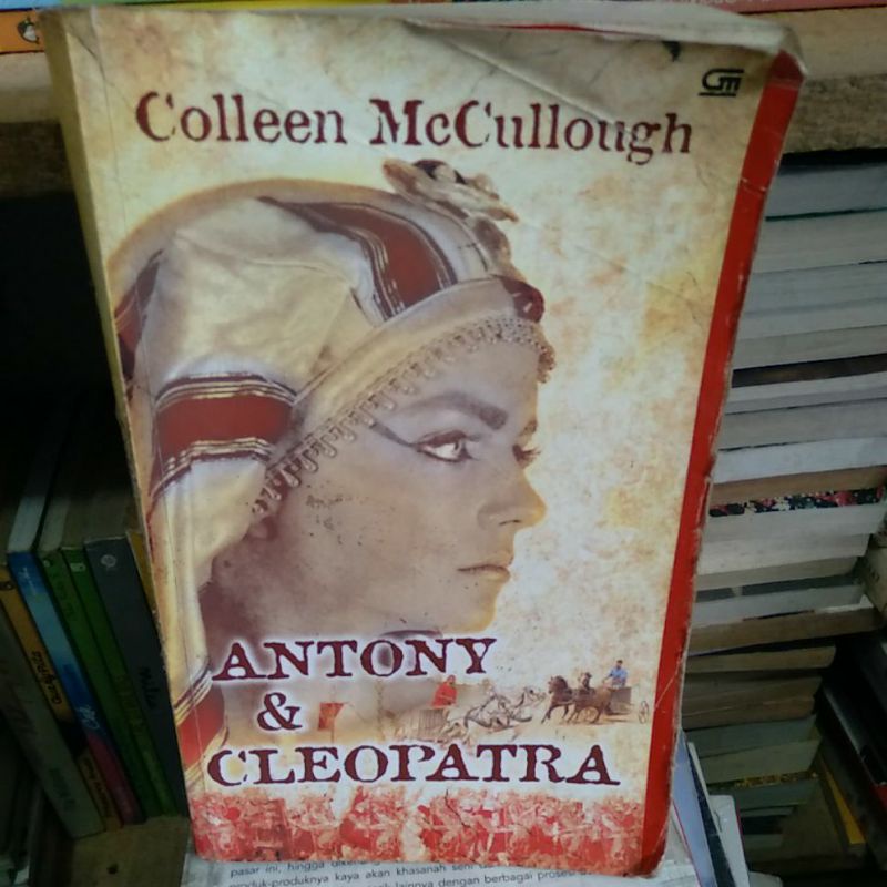 ANTONY DAN CLEOPATRA' Collen MeCullough' buku bekas yang ori