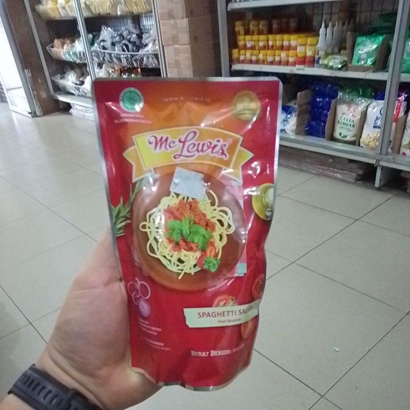 

Mc Lewis Spaghetti Bolognese Sauce Dan Barbeque sauce 310 gram / 1kg