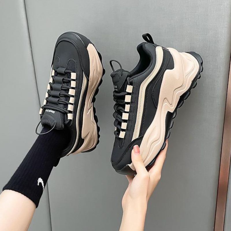 RYX - Venus Tan Sepatu Sneakers Tali Wanita Fashion Casual / Olahraga - Ori Import