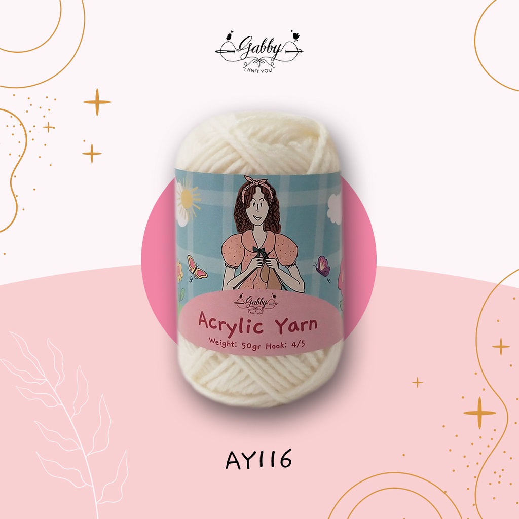 Benang Rajut Akrilik/Acrylic Yarn AY116