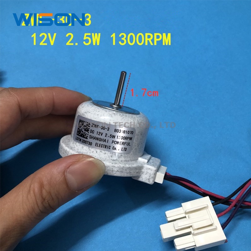 Original Baru Untuk Motor Kulkas ZWF-30-3 DC12v 2.5W 3W 1870RPM Kipas Pendingin Untuk Samsung/Haier/midea