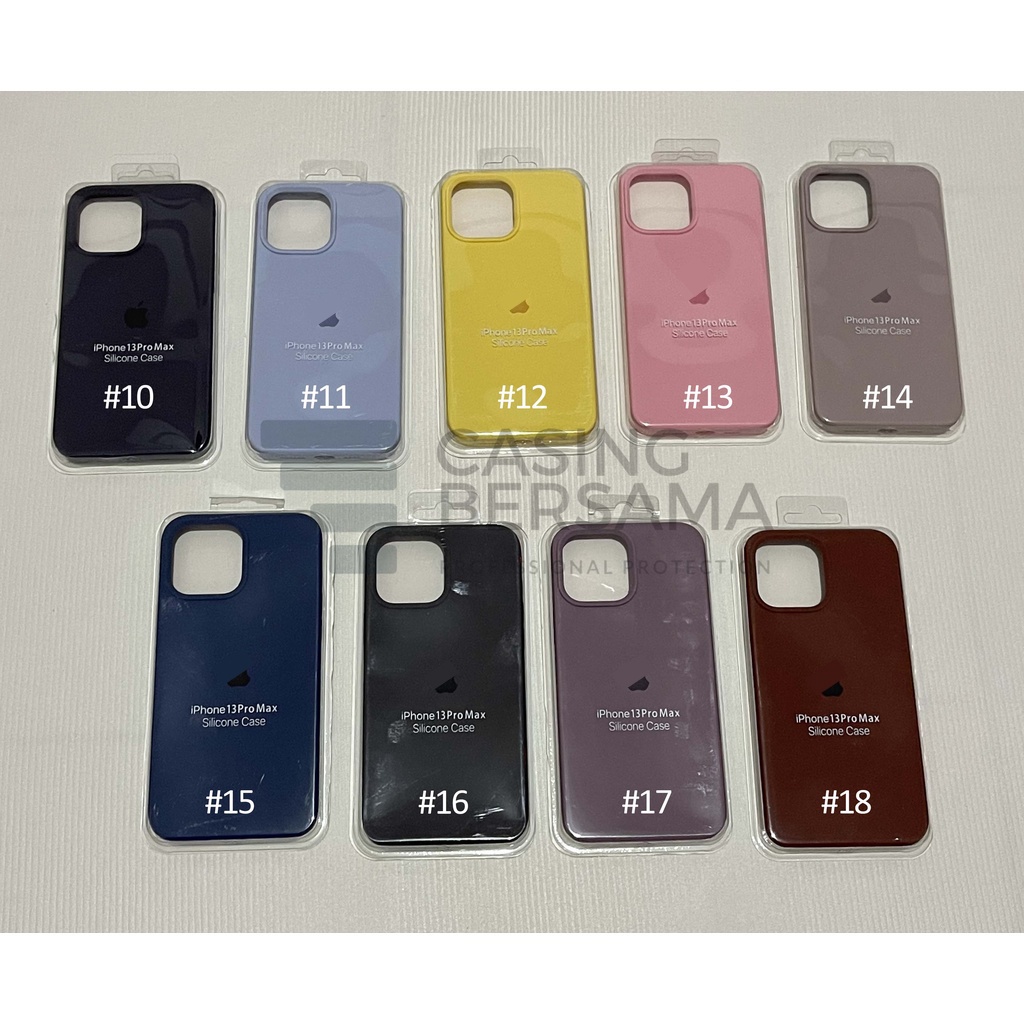 FULL CASE PREMIUM phone Silicone Untuk Type 13MINI 13/13PRO 13PROMAX