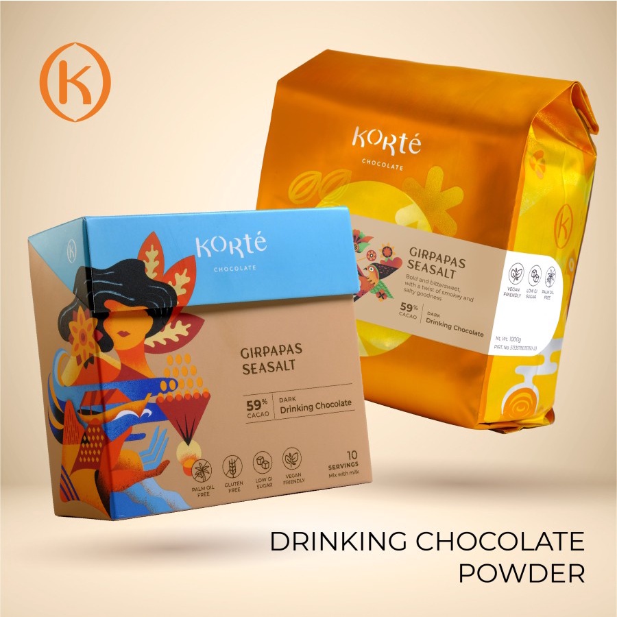 

✨NEW✨ -Korte Chocolate - Girpapas Seasalt Drinking Chocolate Powder- 1.1.23