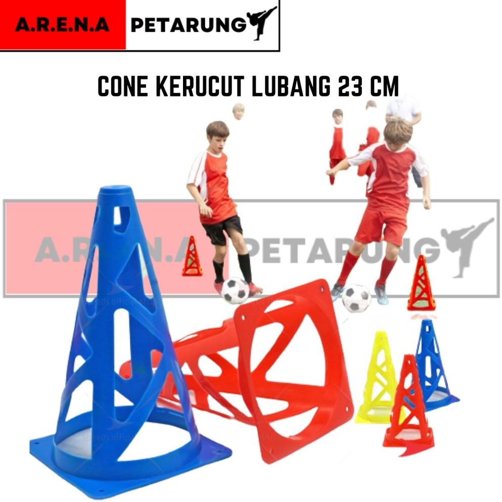 SERBA MURAH Z27 Cones cone kerucut/kun full 23 cm isi 1 pcs Rapat untuk latihan bola/sepatu roda Sep