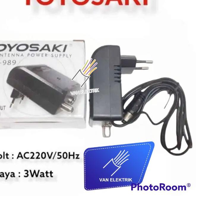 ➼ Adaptor Antena Toyosaki AIO - 989/ Booster antena AIO ←