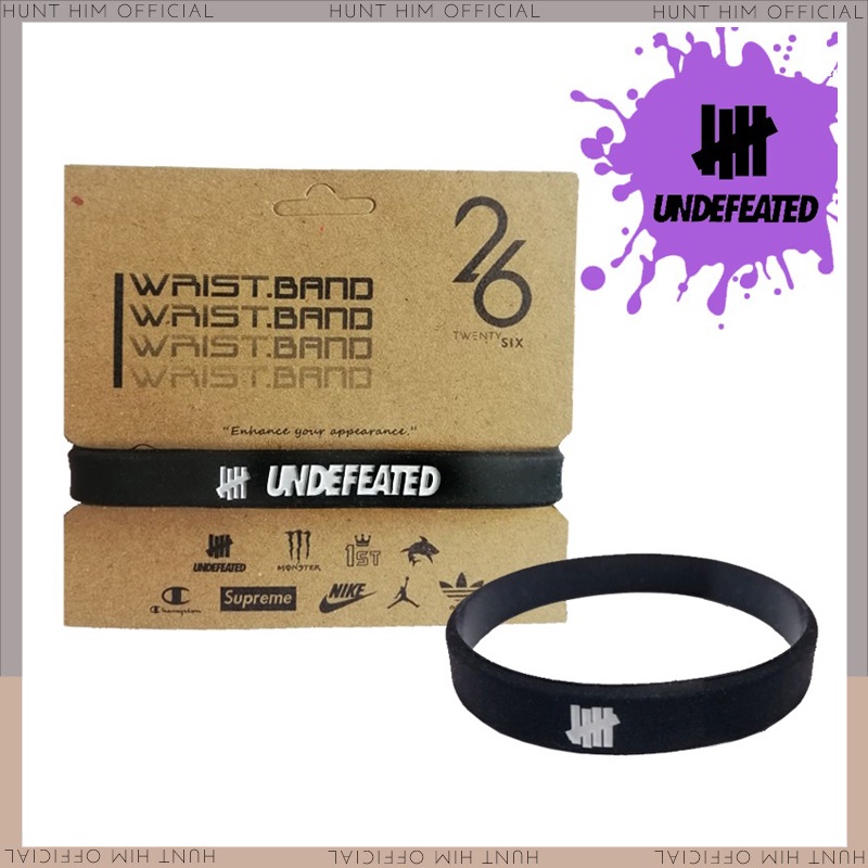 GELANG TANGAN PRIA ORI UNDEFEATED BLACK-W s