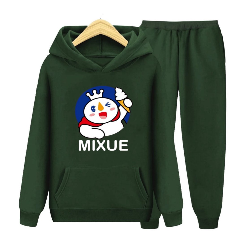 Setelan Anak Mixu Sweater Hoodie Size S, M , XL, XXL