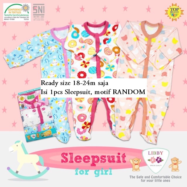 Libby ISI 1 sleepsuit premium GIRL Motif Random