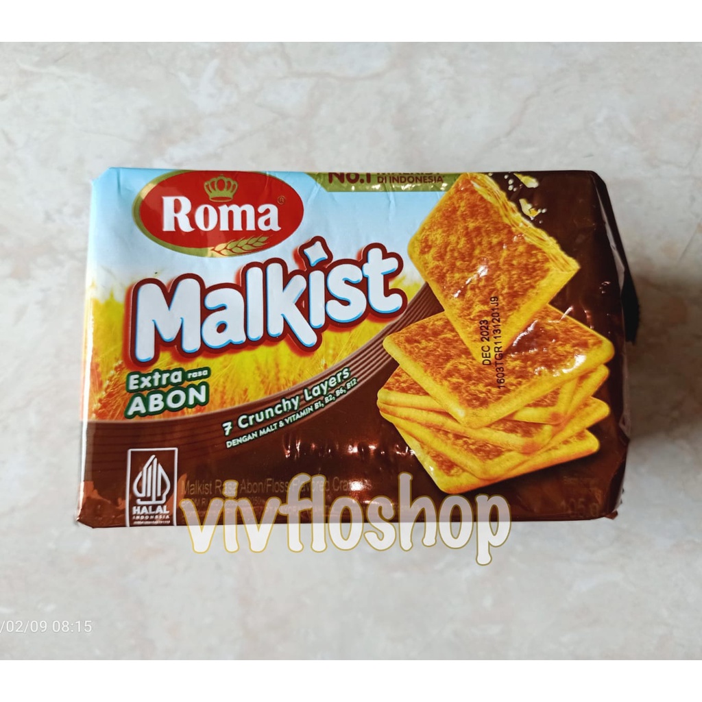 

Kardusan & Eceran Biskuit Roma Malkist Abon 105 gr