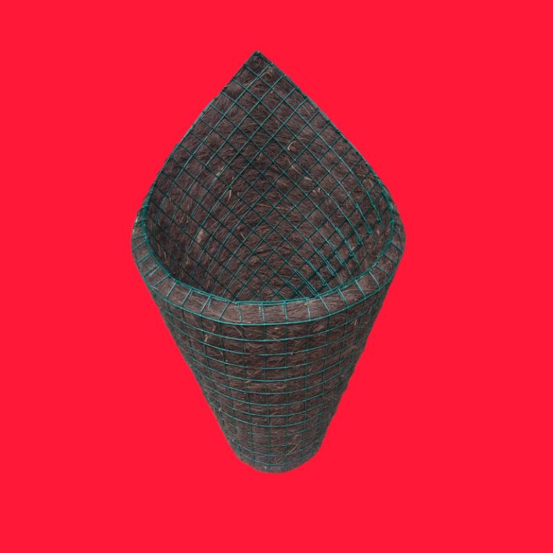 Pot anggrek dewasa krucut hitam