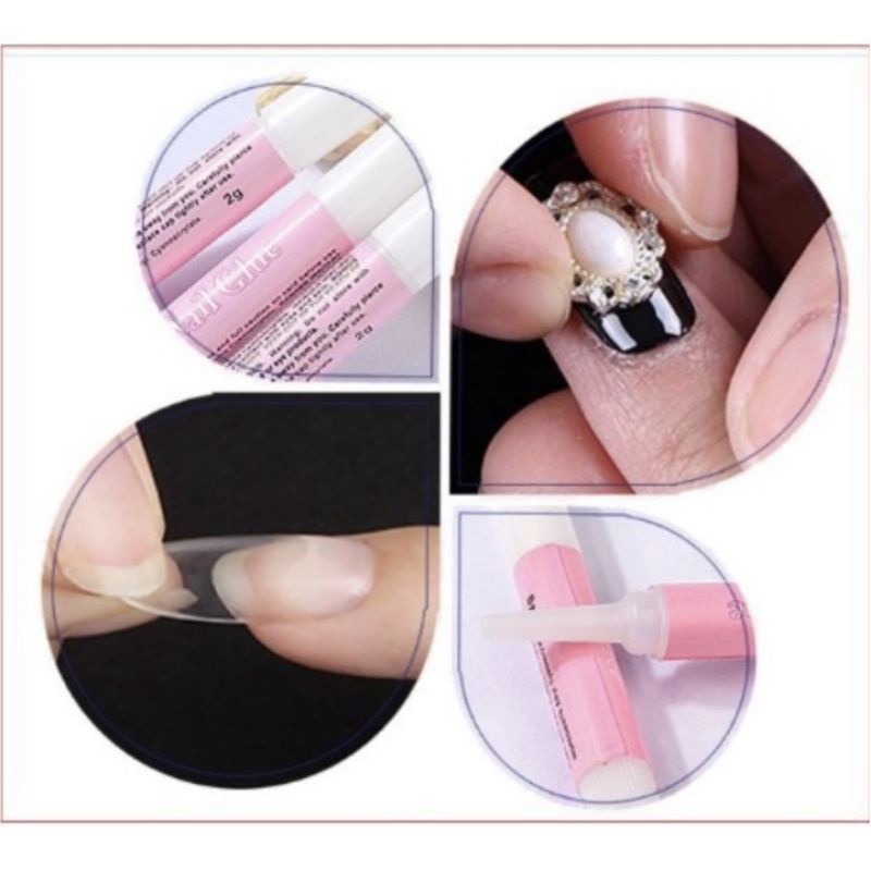 LEM KUKU CAIR NAIL GLUE 2g