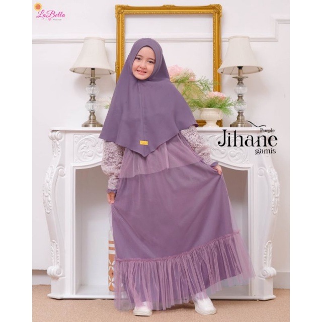 (COD INSTANT) GAMIS PESTA LABELLA ANAK PEREMPUAN BRUKAT USIA 6-12 TAHUN