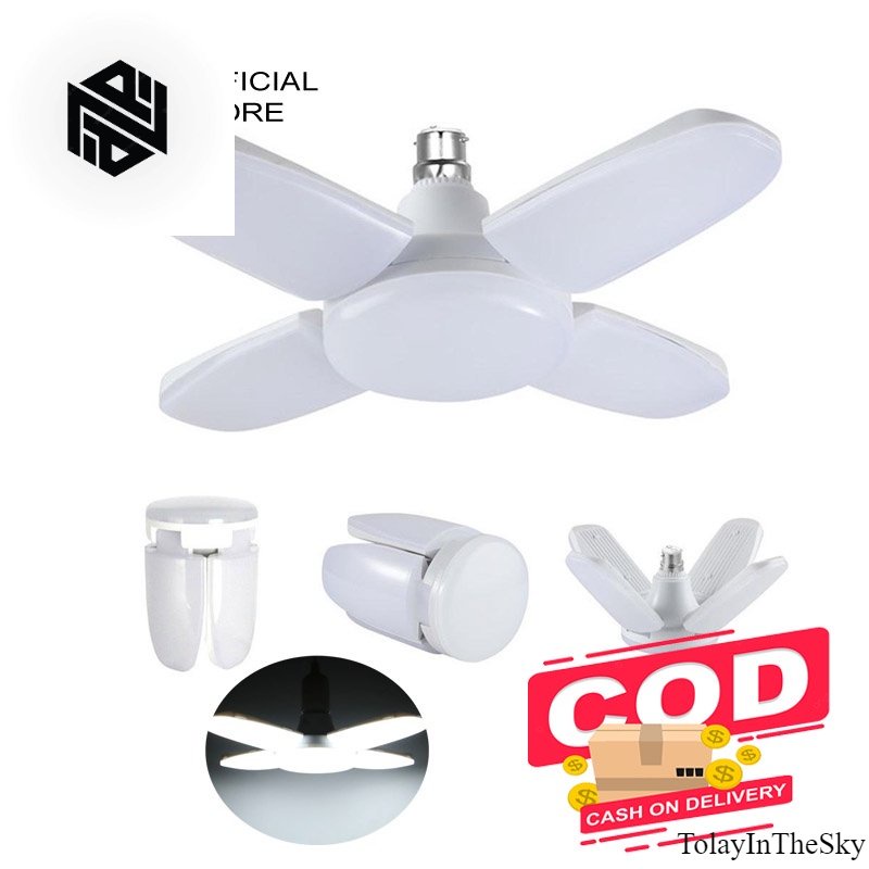 Lampu Bohlam LED 50 Watt - Lampu Bohlam LED Bentuk Kipas 3 Baling