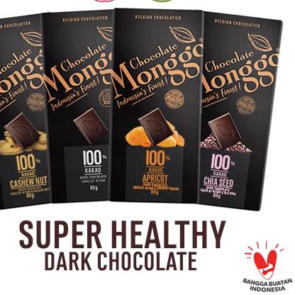 

▼ Chocolate Monggo | Cokelat Premium 100% Cocoa | Super Healthy | Coklat Diet Keto & Diabetic Friendly | Tablet 80gr ➸