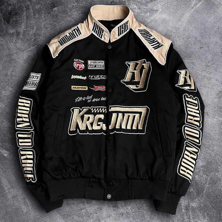 RACING JACKET BORN TO RACE / JAKET NASCAR BORN TO RACE ORIGINAL - NASCAR JACKET (KODE V9588)