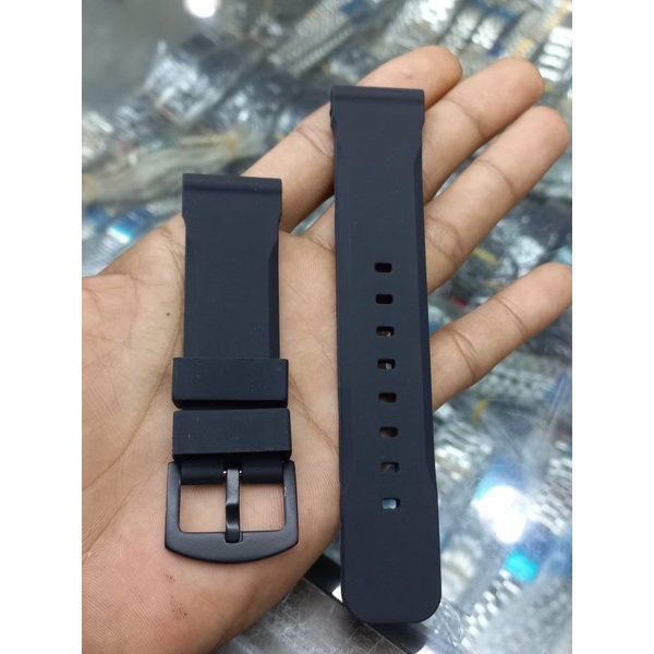 Tali jam karet premium 24mm  strap rubber alexandre crhistie dan expedition dll