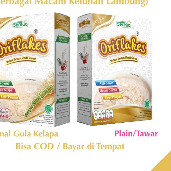 

◙ Oriflakes Original Sereal Umbi Garut Asam Lambung Maag Gerd Original 350 gram ( Bisa COD ) ☆