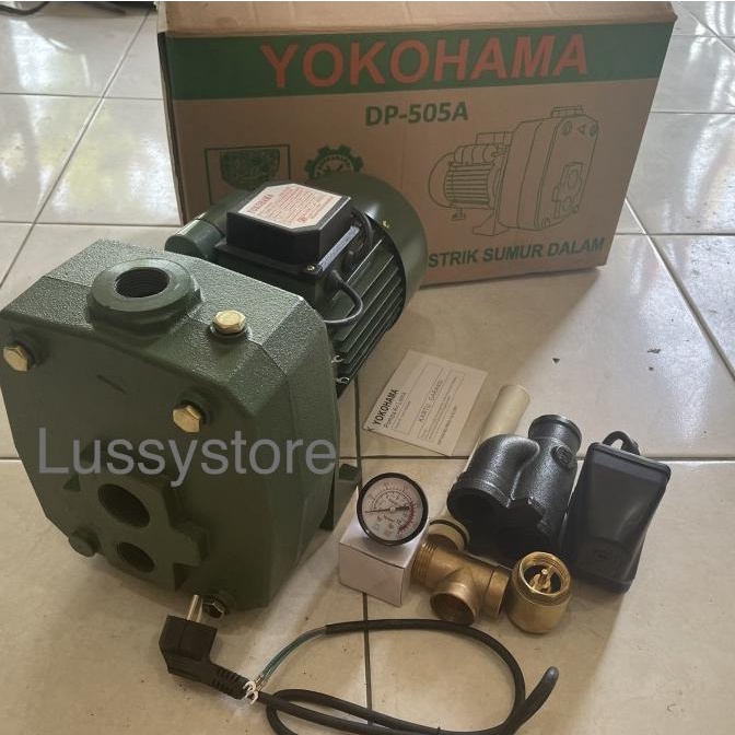 Pompa Air Jetpump Yokohama Dp 505 / Jet Pump 500 Watt Yokohama Sumimasenonlineshop