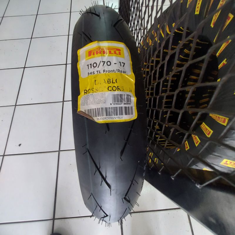 Ban pirelli Corsa II 110/70 Ring 17 For Ninja Ban balap ring 17